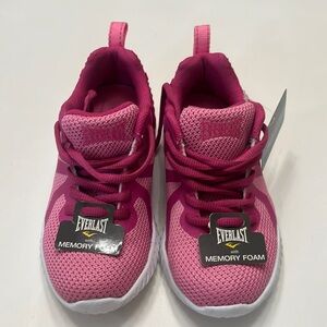 🎀 4/$25 Everlast Girls Dotti Pink Sneakers Size 13